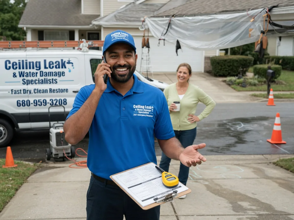 Ceiling Leak Cleanup Copeland, KS FAQs